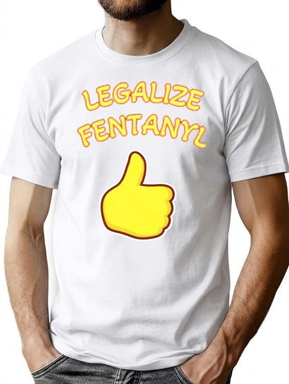 Legalize Fentanyl Premium Heavyweight Cotton T-Shirt - Black