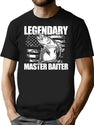 Legendary Master Baiter Funny Fishing Men'S Master Baiter Gear T-Shirt for Men & Women, T-Shirts Graphic Tee - Black