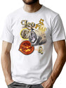 Leo Zodiac Vintage Bootleg Rap Unisex Bootleg Graphic T-Shirt - White
