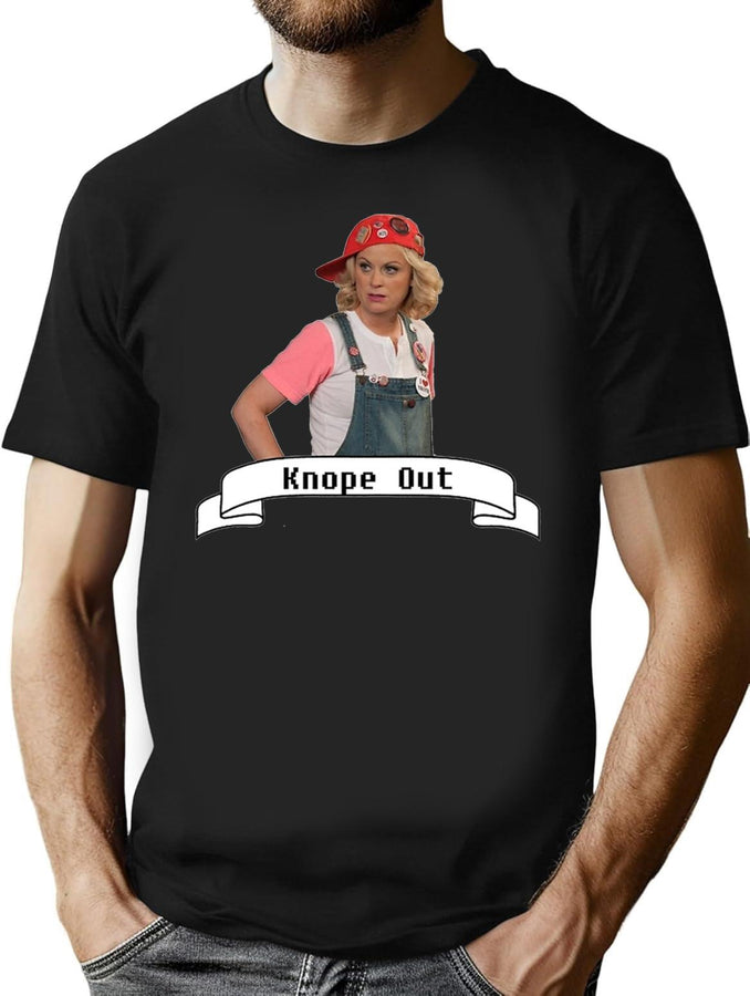 Leslie Knope T-Shirt for Men & Women, T-Shirts Graphic Tee - Black