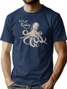 Let'S Get Kraken T-Shirt for Men & Women, T-Shirts Graphic Tee - Navy