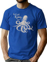 Let'S Get Kraken T-Shirt for Men & Women, T-Shirts Graphic Tee - Blue