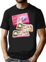 Let'S Play Again Bootleg Graphic T-Shirt - Black