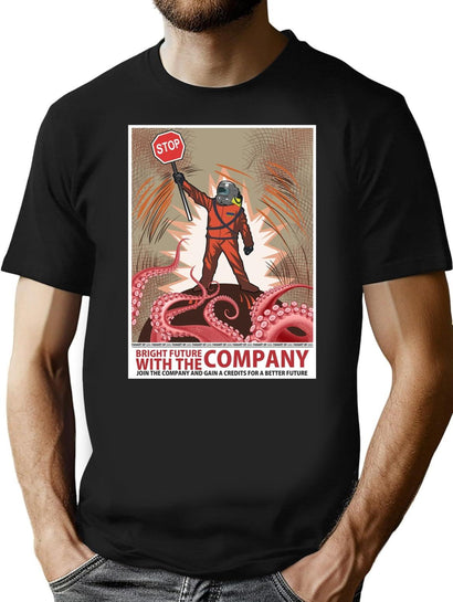 Lethal Company Join The Company Poster T-Shirt for Men & Women, T-Shirts Graphic Tee - Black