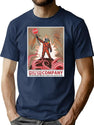 Lethal Company Join The Company Poster Premium Heavyweight Cotton T-Shirt - Navy