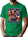 Leylah Fernandez Tennis Signature Vintage Retro 80S 90S Bootleg Rap Style Bootleg Graphic T-Shirt - Green