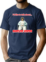Like to Talk About -Madeline Ashton Quote Becomes Her Death Film Premium Heavyweight Cotton T-Shirt - Navy