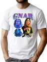 Lil Gnar Vintage Bootleg Design Bootleg Graphic T-Shirt - White