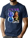 Lil Gnar Vintage Bootleg Design Bootleg Graphic T-Shirt - Navy