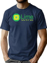Lime Wire Shirt - Lime-Wire Logo T-Shirt for Men & Women, T-Shirts Graphic Tee - Navy