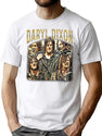 Limited Daryl Dixon Vintage Gift for Woman and Man Premium Heavyweight Cotton T-Shirt - White