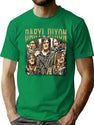 Limited Daryl Dixon Vintage Gift for Woman and Man Premium Heavyweight Cotton T-Shirt - Green