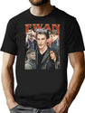 Limited Ewan Mitchell Vintage Shirt Gift for Woman and Man Black T-Shirt - Black