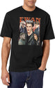 Limited Ewan Mitchell Vintage Shirt Gift for Woman and Man Black T-Shirt - White