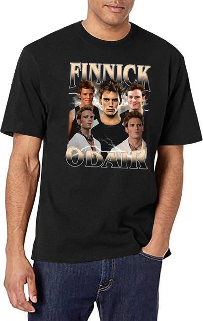 Limited Finnick Odair Vintage Shirt Gift for Woman and Man Black T-Shirt - Black
