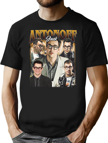 Limited Jack Antonoff Vintage Shirt Gift for Woman and Man T-Shirt for Men & Women, T-Shirts Graphic Tee - Black