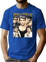 Limited Jonathan Bailey Vintage Shirt Gift for Woman and Man - Copy Premium Heavyweight Cotton T-Shirt - Blue
