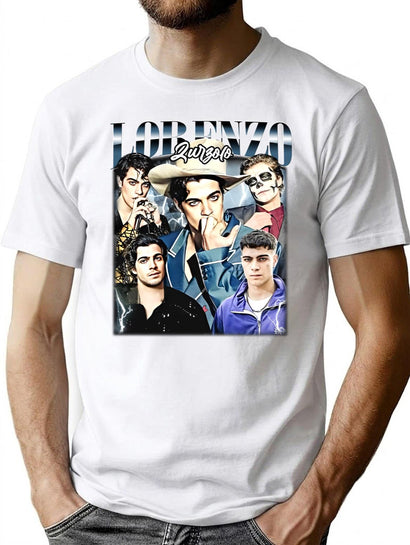 Limited Lorenzo Zurzolo Vintage Shirt Gift for Woman and Man Premium Heavyweight Cotton T-Shirt - Black