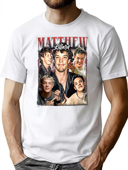 Limited Matthew Lillard Vintage Shirt Gift for Woman and Man Premium Heavyweight Cotton T-Shirt - Black