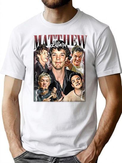 Limited Matthew Lillard Vintage Shirt Gift for Woman and Man2 Premium Heavyweight Cotton T-Shirt - Black