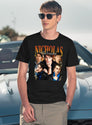 Limited Nicholas Galitzine Vintage Shirt Gift for Woman and Man Black T-Shirt - Navy