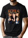 Limited Nicholas Galitzine Vintage Shirt Gift for Woman and Man Black T-Shirt - Green