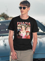 Limited Princess Diana Vintage Shirt Gift for Woman and Man Black T-Shirt - Navy