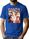 Limited Princess Diana Vintage Shirt Gift for Woman and Man Premium Heavyweight Cotton T-Shirt - Blue
