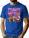 Limited Prison Mike Vintage Shirt Gift for Woman and Man Premium Heavyweight Cotton T-Shirt - Blue