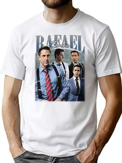 Limited Rafael Barba Vintage Gift for Woman and Man T-Shirt for Men & Women, T-Shirts Graphic Tee - Black