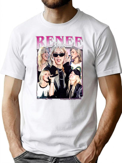 Limited Renee Rapp Vintage Shirt Gift for Woman anda Man T-Shirt for Men & Women, T-Shirts Graphic Tee - Black