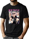 Limited Renee Rapp Vintage Shirt Gift for Woman anda Man Black T-Shirt - Green