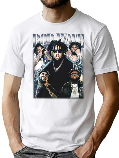 Limited Rod Wave Vintage Shirt Gift for Woman and Man T-Shirt for Men & Women, T-Shirts Graphic Tee - Black