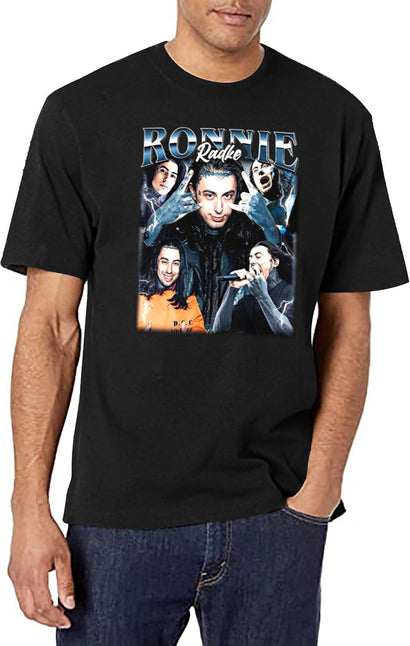 Limited Ronnie Radke Vintage Shirt Gift for Woman and Man Black T-Shirt - Black