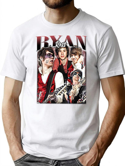 Limited Ryan Ross Vintage Shirt Gift for Woman and Man Premium Heavyweight Cotton T-Shirt - Black