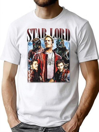 Limited Star Lord Peter Quill Vintage Shirt Gift for Woman and Man T-Shirt for Men & Women, T-Shirts Graphic Tee - Black