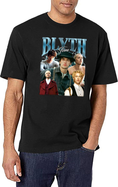 Limited Tom Blyth Vintage Shirt Gift for Woman and Man Black T-Shirt - Black