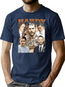 Limited Tom Hardy Vintage Shirt Gift for Woman and Man Premium Heavyweight Cotton T-Shirt - Navy