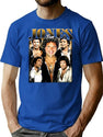 Limited Tom Jones Vintage Shirt Gift for Woman and Man Premium Heavyweight Cotton T-Shirt - Blue