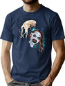 Little Pale Girl Spooky Clown Horror Movie Art Terrifier 2 T-Shirt for Men & Women, T-Shirts Graphic Tee - Navy