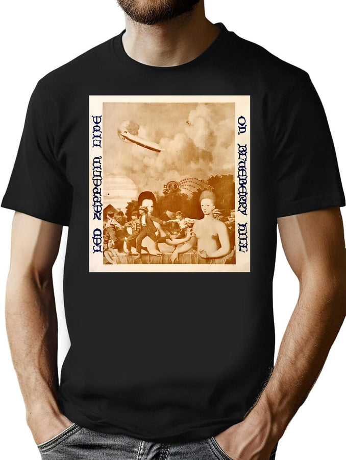 Live On Blueberry Hill Cover Bootleg Graphic T-Shirt - Black