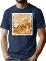 Live On Blueberry Hill Cover Bootleg Graphic T-Shirt - Navy