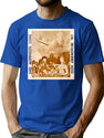 Live On Blueberry Hill Cover Bootleg Graphic T-Shirt - Blue