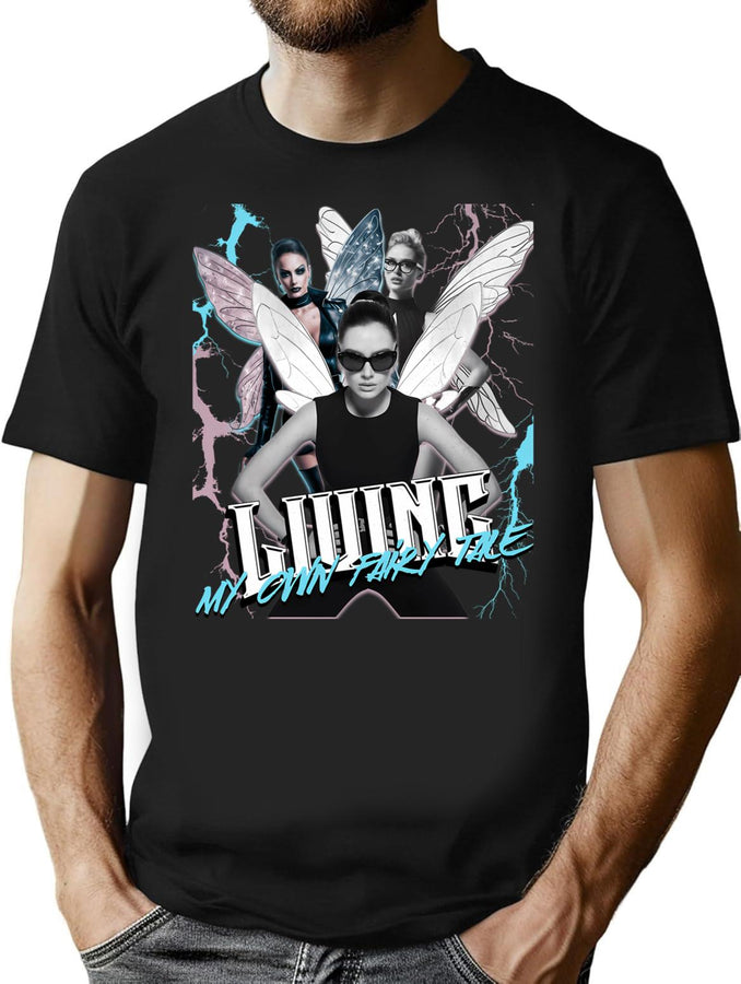 Living My Own Fairy Tale - Bootleg Bootleg Graphic T-Shirt - Black