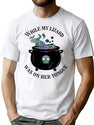 Lizard Tongue Bad Translation Bootleg Graphic T-Shirt - White