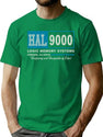 Logic Memory Systems 9000 Worn Dks T-Shirt for Men & Women, T-Shirts Graphic Tee - Green