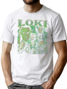 Loki Laufeyson Vintage Bootleg Essential Bootleg Graphic T-Shirt - White