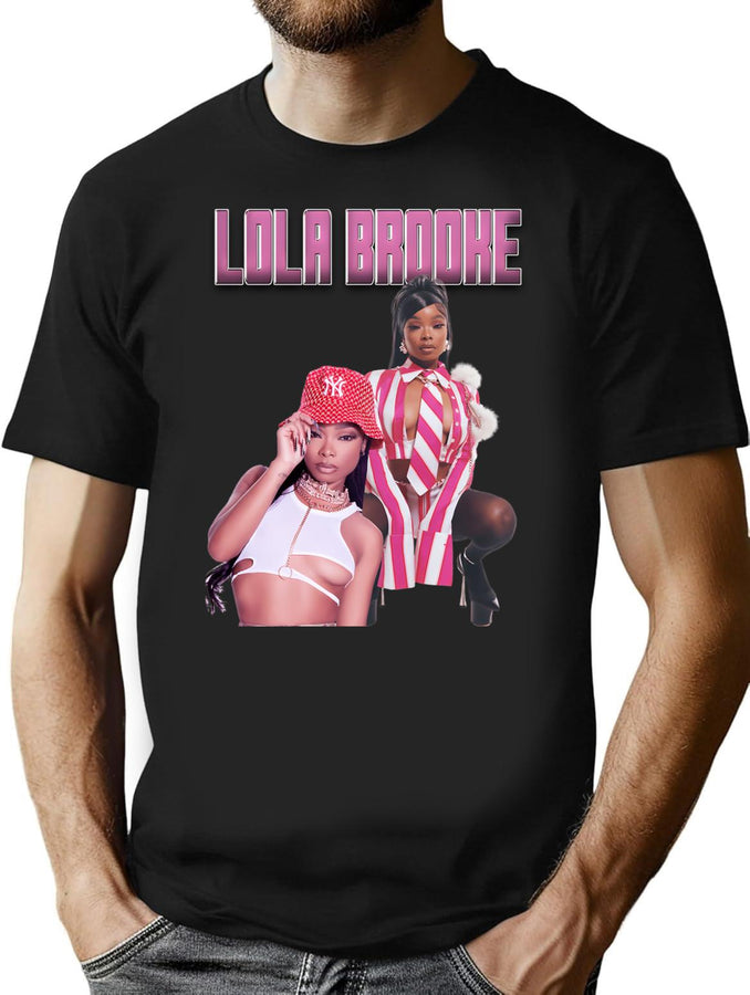 Lolabroke Bootleg Graphic T-Shirt - Black