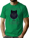 Look Deep Into My Eyes And Realize That I Will Never Back Down Wolfs Lovers Gifts T-Shirt for Men & Women, T-Shirts Graphic Tee - Green