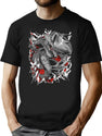 Loona Demon Design - Helluva Boss Essential Premium Heavyweight Cotton T-Shirt - Black